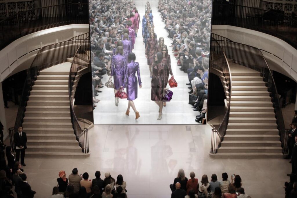 Live show from Burberry regent street in London