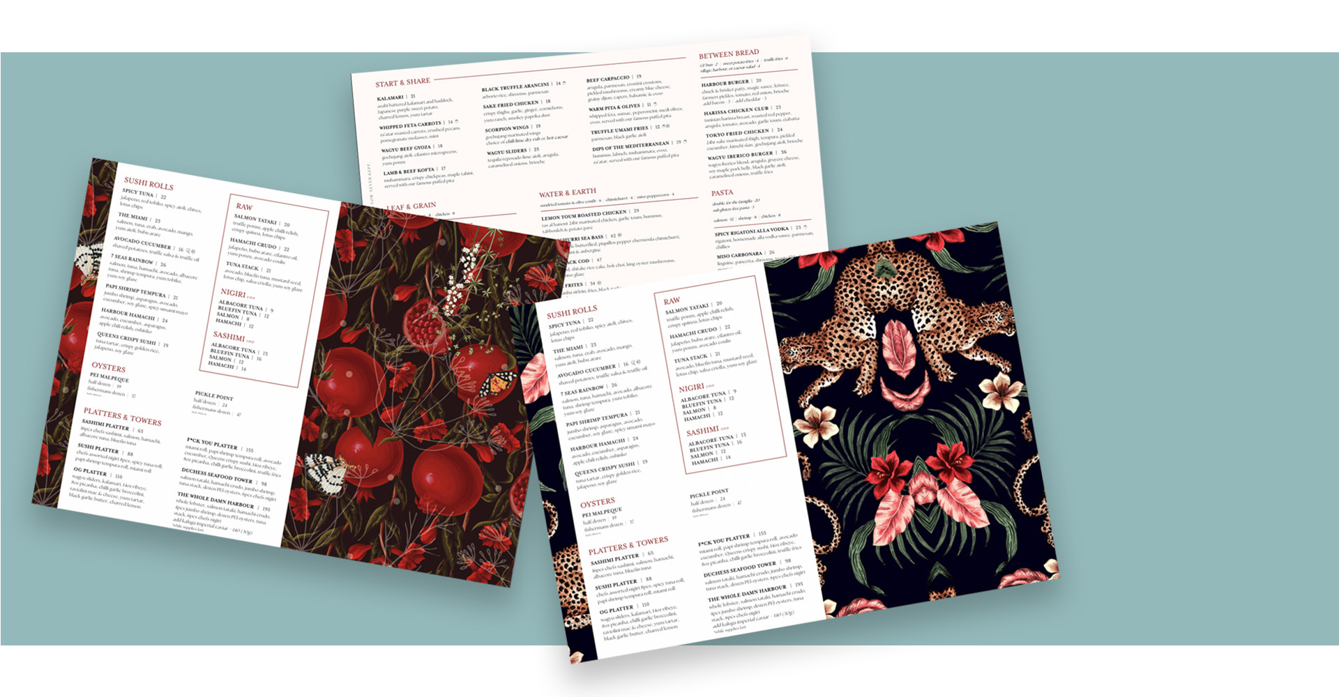 Food Menu Mockup