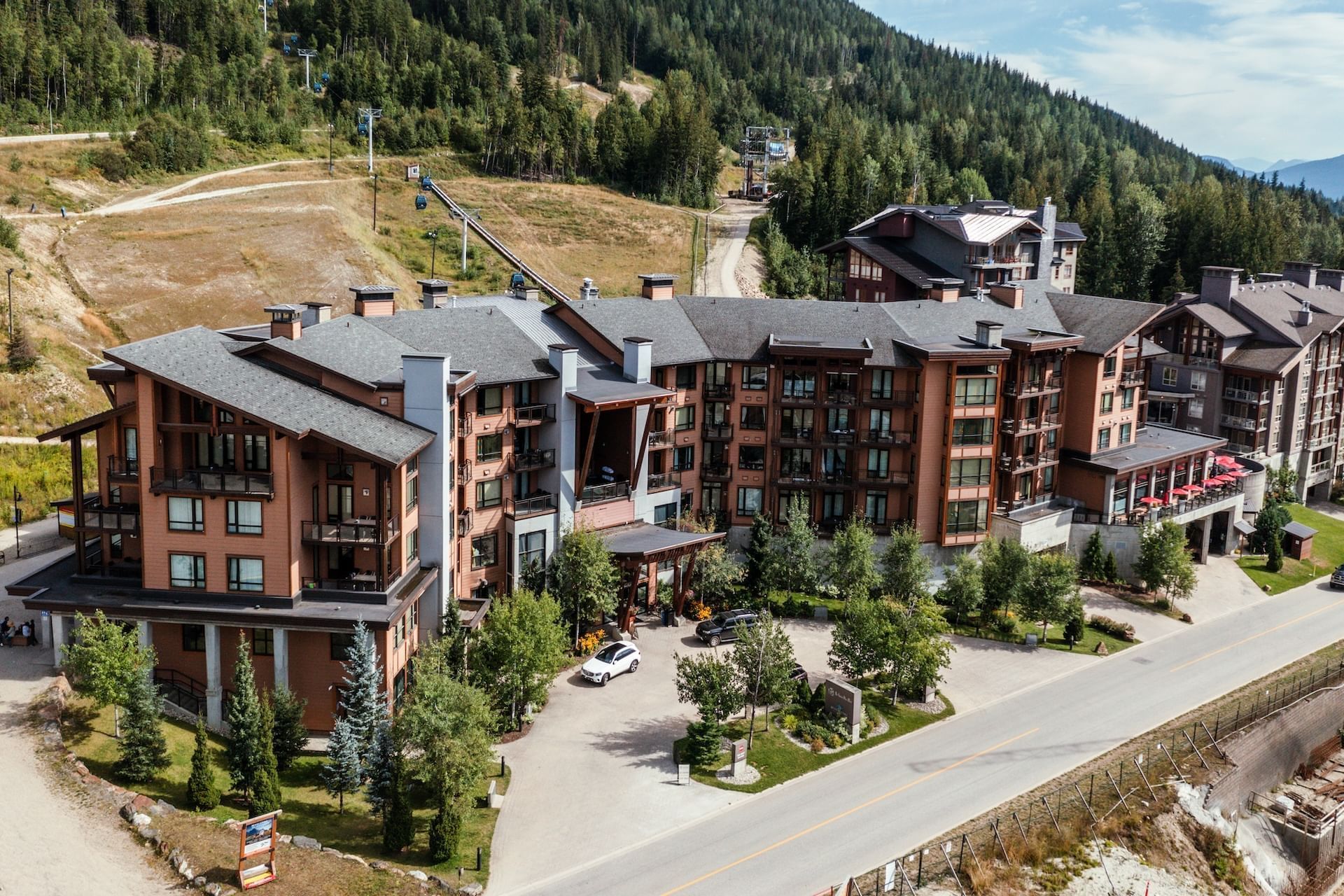 A top down view of the sutton hotel